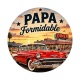 cabochon papa formidable- Porte clés