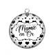 Pendentif Cabochon Argent - mamie en or