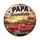 Cabochon Résine - cabochon papa formidable- Porte clés