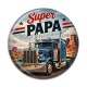 Cabochon Résine - cabochon super papa- Décapsuleur