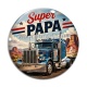 Cabochon Verre - cabochon super papa- Décapsuleur