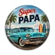 Cabochon Résine - cabochon super papa- Décapsuleur