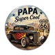 Cabochon Verre - cabochon papa super cool- magnet