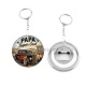 Porte clés décapsuleur - cabochon papa super cool- magnet