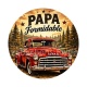 cabochon papa formidable- Porte clés