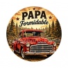 cabochon papa formidable- Porte clés