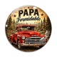 Cabochon Verre - cabochon papa formidable- Porte clés