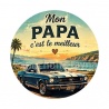 cabochon mon papa c'est le meilleur- Décapsuleur