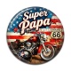 Cabochon Résine - cabochon super papa- Décapsuleur