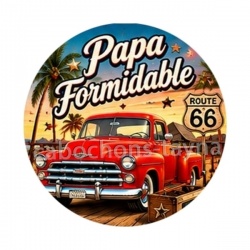 cabochon papa formidable- Décapsuleur