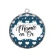 Pendentif Cabochon Argent - mamie en or