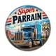 Cabochon Résine - cabochon paarrain super cool- Décapsuleur