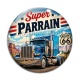 Cabochon Verre - cabochon paarrain super cool- Décapsuleur