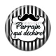 Cabochon Résine - cabochon parrain qui déchire