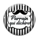 Cabochon Verre - cabochon parrain qui déchire