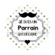 cabochon je suis un parrain qui déchire- Magnet