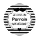 cabochon je suis un parrain qui déchire- décapsuleur