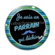 Cabochon Verre - cabochon je suis un parraon qui déchire