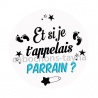 Cabochon et si je t'appelais parrain- magnet
