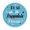 Cabochon et si je t'appelais parrain- décapsuleur