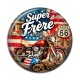 Cabochon Résine - cabochon super frère- porte clé frère