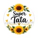 Cabochon super tata- Porte clés tata