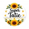 Cabochon super tatie- Porte clés tatie