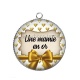Pendentif Cabochon Argent - mamie en or