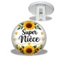 Trépied - cabochon super nièce- Porte clé nièce