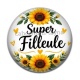 Cabochon Résine - cabochon super filleule- Miroir filleule