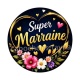 super marraine- cabochon verre ou résine