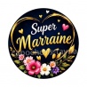super marraine- cabochon verre ou résine