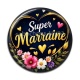 Cabochon Résine - super marraine- cabochon verre ou résine