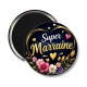 Magnet's - super marraine- cabochon verre ou résine