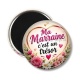 Magnet's - ma marraine c'est un trésor- cabochon- miroir- magnet
