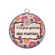 Pendentif Cabochon Argent - a la plus géniale des mamies