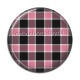Cabochon Résine - cabochon fond carreaux rose et noir