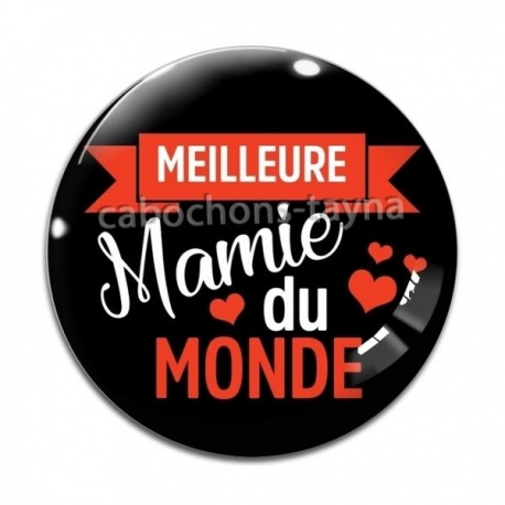 Cabochon Verre - meilleure mamie