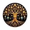 cabochon arbre de vie- verre ou résine