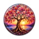 Cabochon Résine - cabochon arbre de vie- porte clé arbre de vie