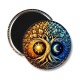 Magnet's - cabochon arbre de vie- arbre lune soleil