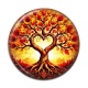 Cabochon Résine - cabochon arbre de vie- magnet arbre