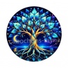 cabochon arbre de vie- verre ou résine