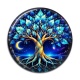 Cabochon Résine - cabochon arbre de vie- verre ou résine