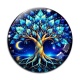Cabochon Verre - cabochon arbre de vie- verre ou résine