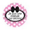 cabochon je suis une filleule qui déchire- miroir- porte clé