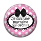 Cabochon Résine - cabochon je suis une marraine qui déchire- miroir- porte clé