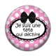 Cabochon Résine -  cabochon je suis une tata qui déchire