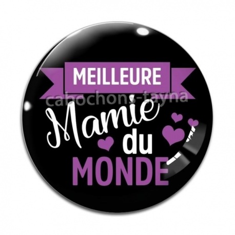 Cabochon Verre - meilleure mamie