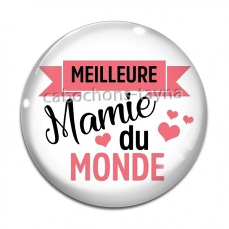 Cabochon Verre - meilleure mamie